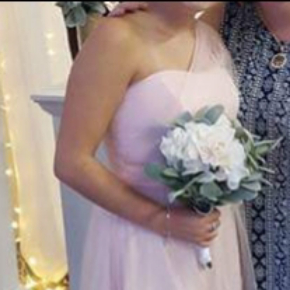 David's Bridal Size 6 Pink dress